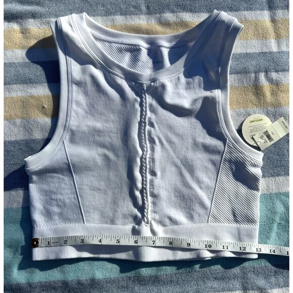 NWT, Offline by Aerie, Ribbed Cropped Tank Top, Sz L - Picture 5 of 6